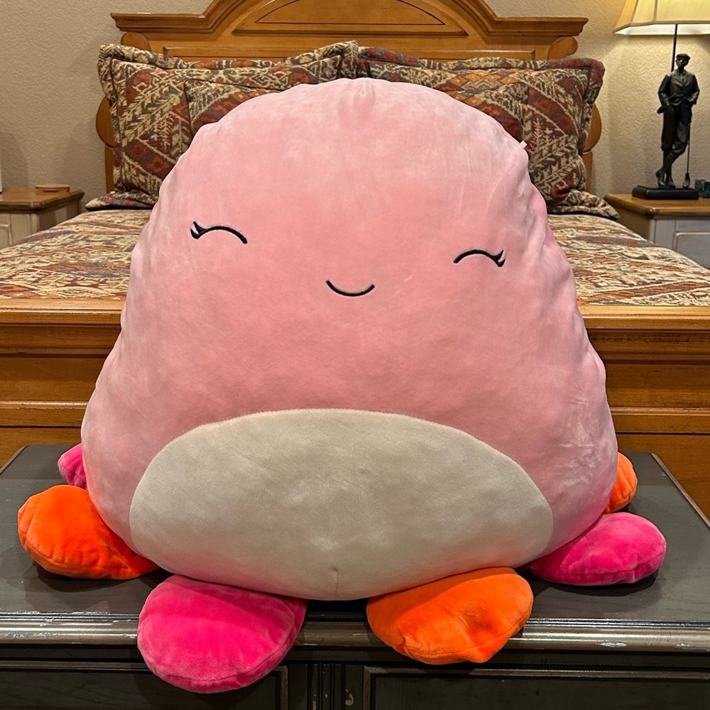 22" Squishmallow Jumbo Jeanne the Octopus Stuffed Animal - RARE